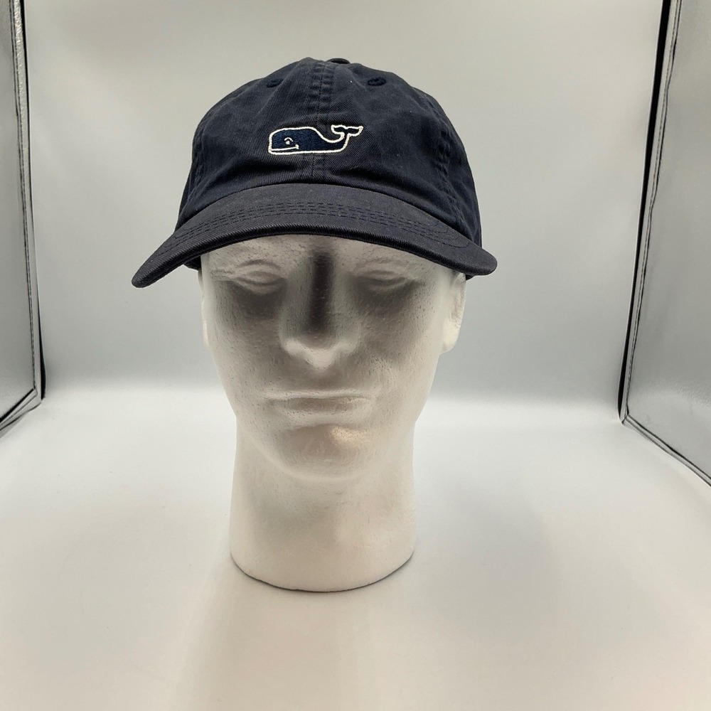 Vineyard‎ Vines Navy Blue Baseball Cap Whale Logo Adjustable Dad Hat